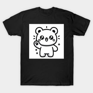 Friendly Bear Waving T-Shirt